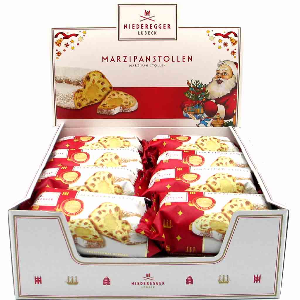 Niederegger Marzipan Stollen 16x80g=1280g MHD:22.3.24