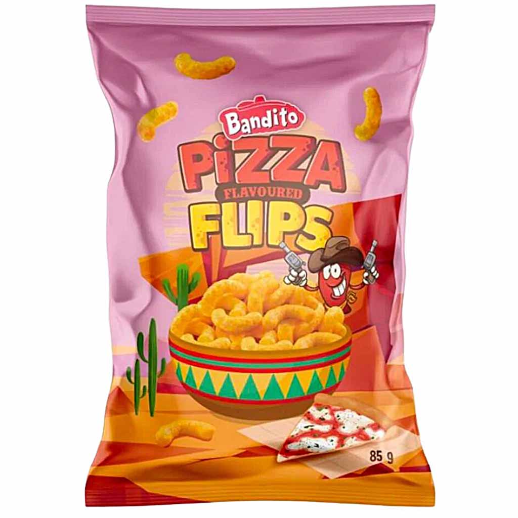 Bandito Chips Pizza Flavour 85g  GTIN 8710998510345