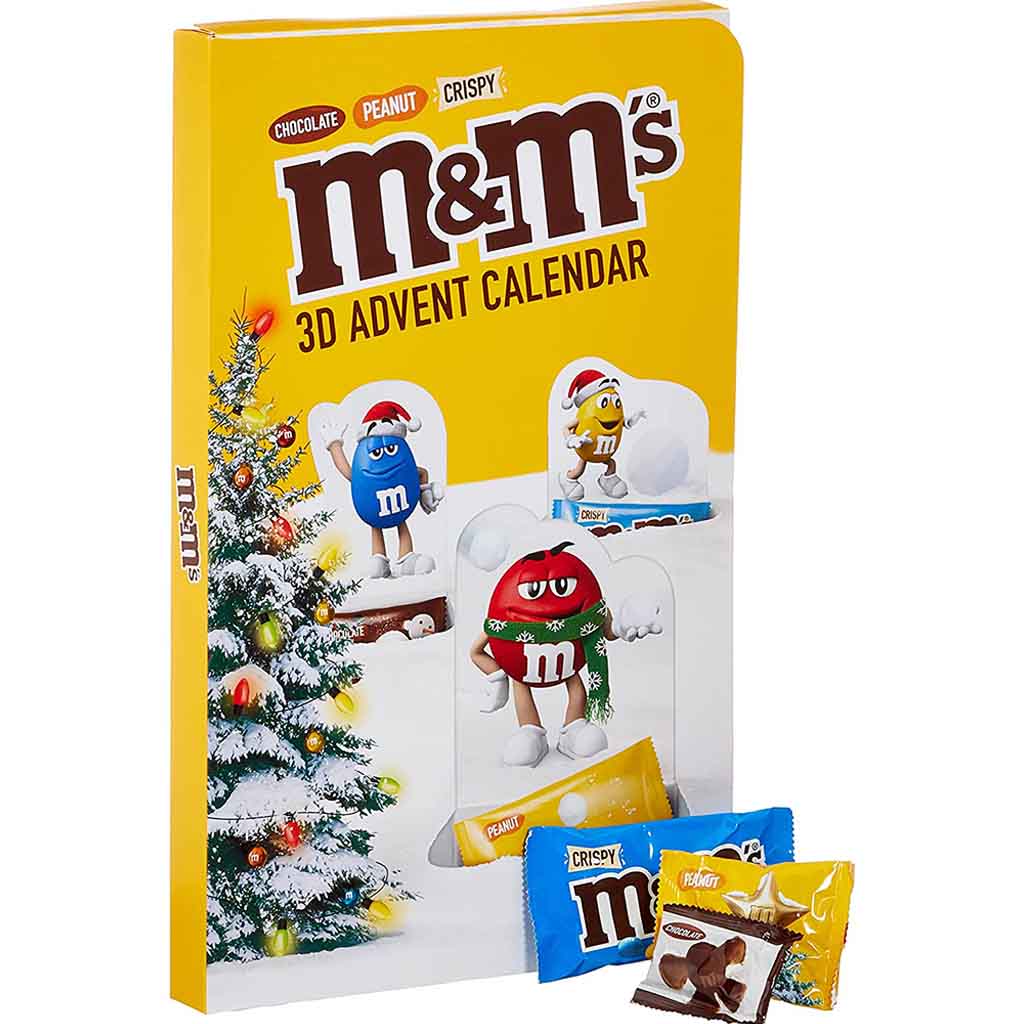M&Ms 3D Adventskalender 346g MHD:3.4.22