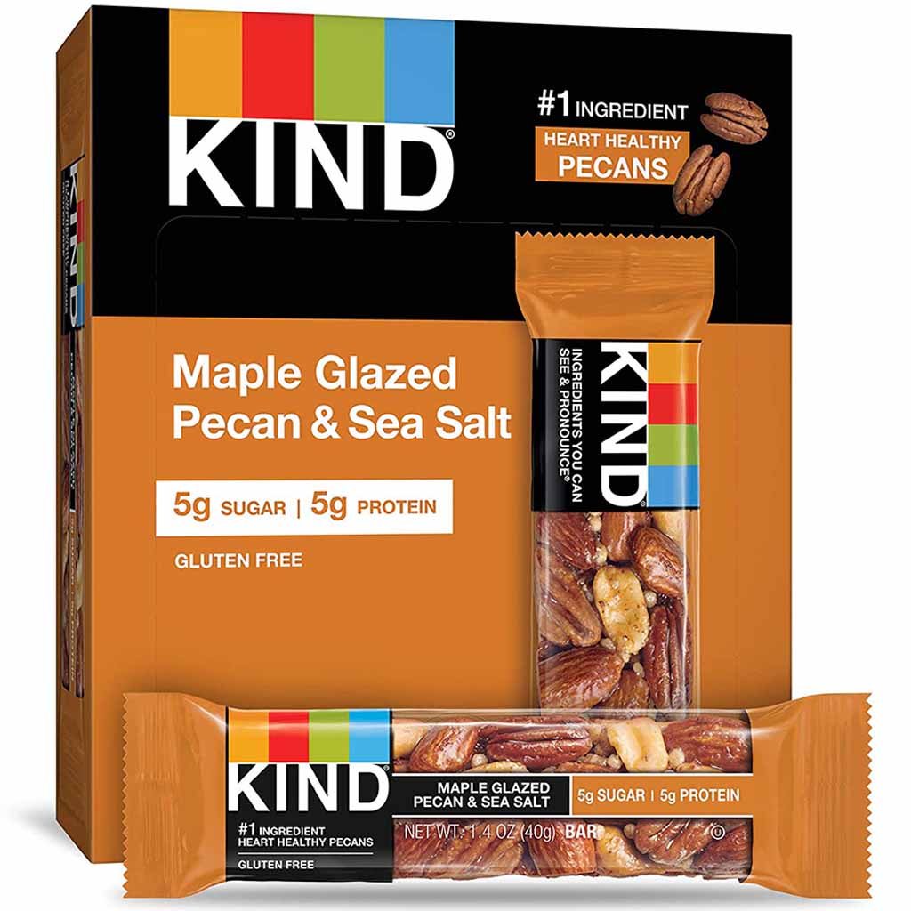 12x BE-KIND Maple Glazed Pecan & Sea Salt Nussriegel á 40g=480g MHD:9.12.24