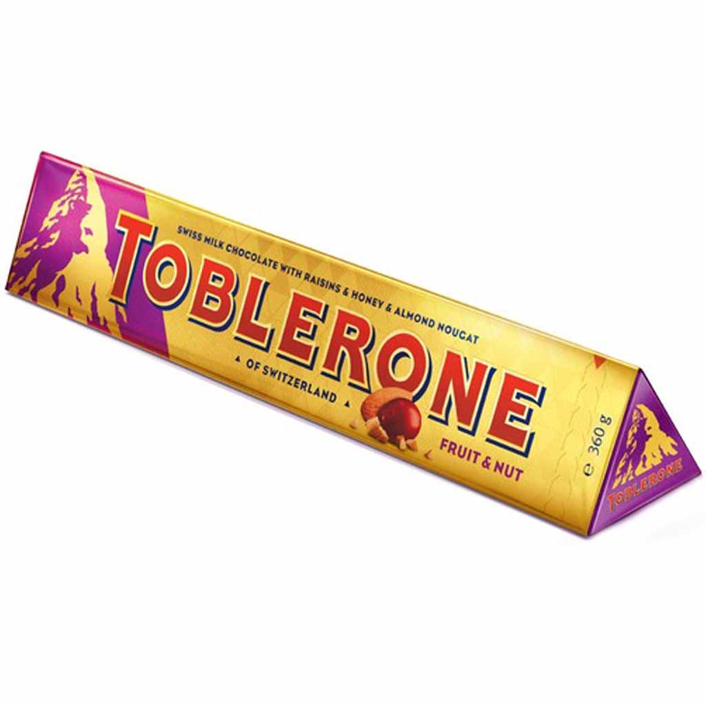 Toblerone Fruit & Nut 360g MHD:25.10.24