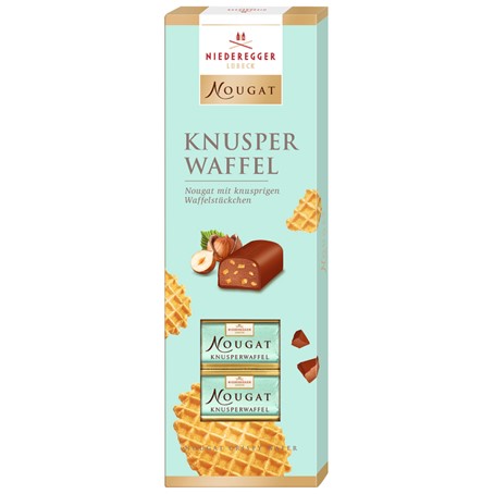 Niederegger Nougat Klassiker Knusperwaffel 100g MHD:9.2.25