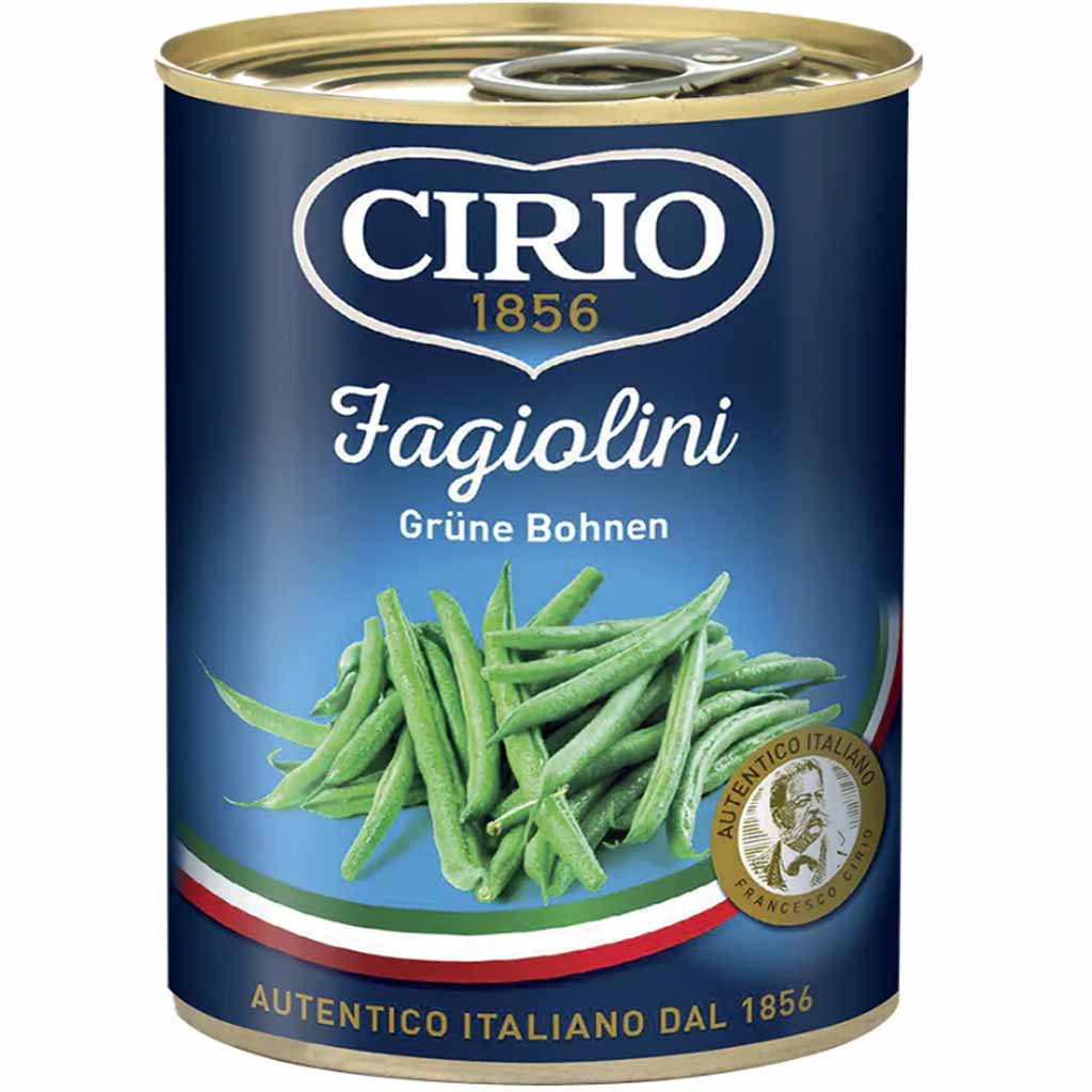 Cirio Fagiolini grüne Bohnen 400g MHD:1.7.22