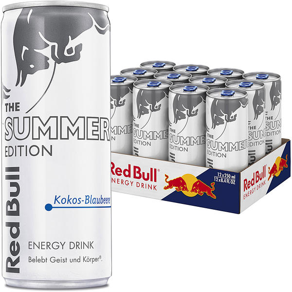 Red Bull White Edition Kokos Blaubeere DOSE 0,25L MHD:8.5.25