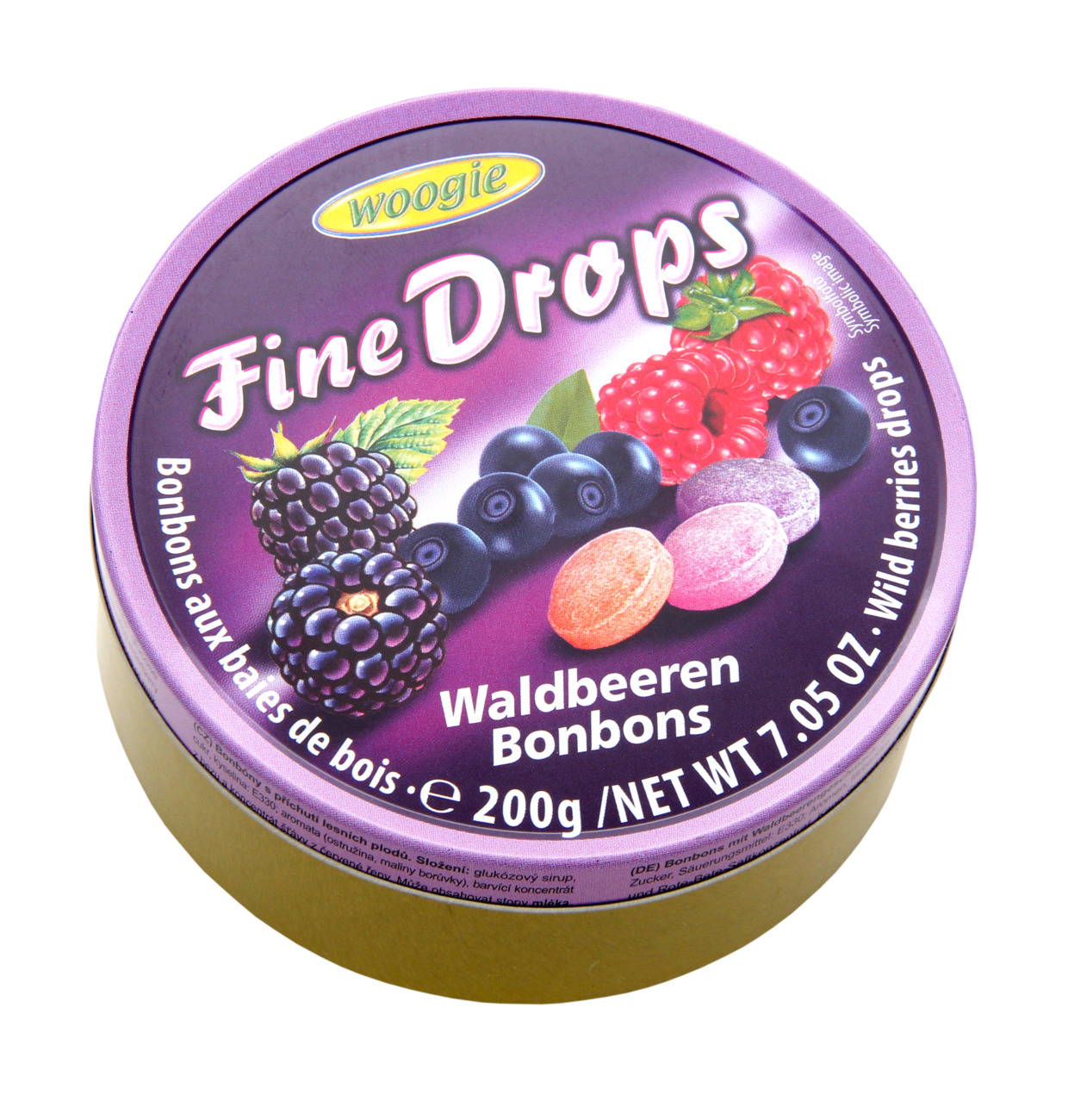 Woogie Bonbons mit Waldbeerengeschmack 200g MHD:13.3.27