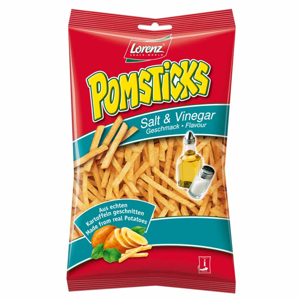 20x Lorenz Pomsticks Salt & Vinegar á 100g=2kg MHD:9.7.20