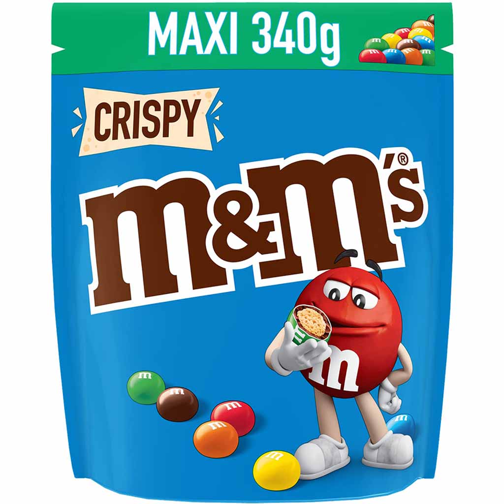 M&Ms Crispy 340g MHD:5.1.25