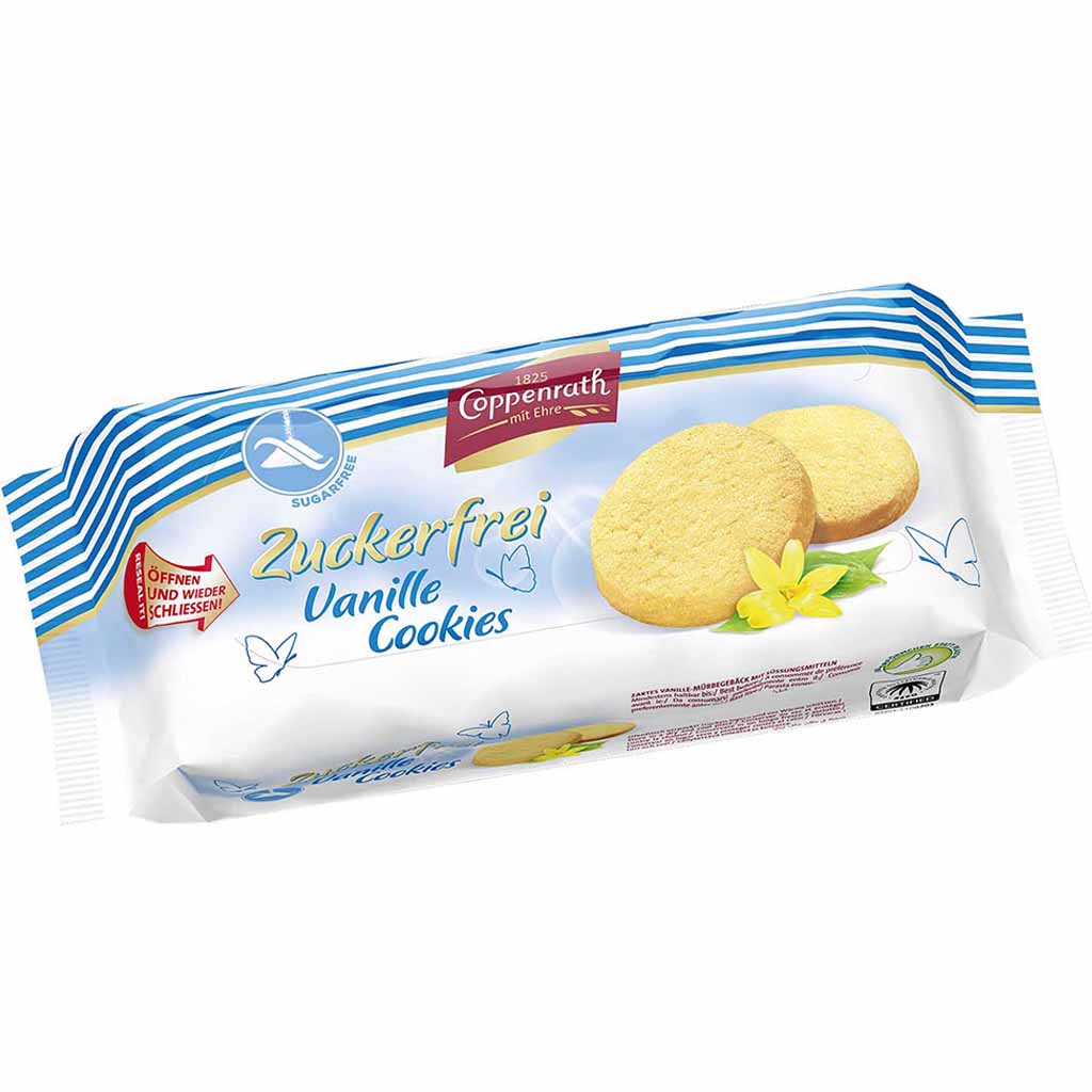 Coppenrath Zuckerfrei Vanille Cookies 200g MHD:22.3.25