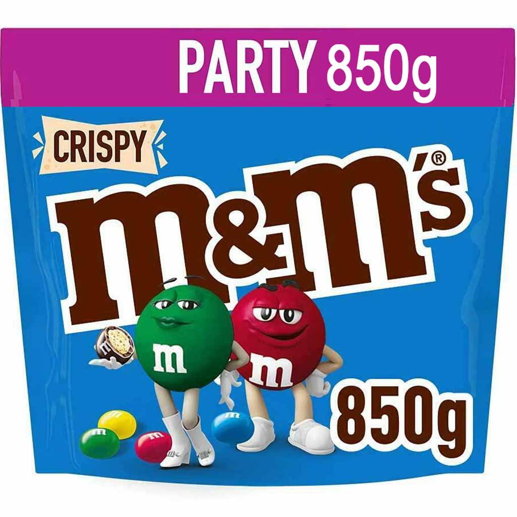 M&Ms Crispy 850g MHD:16.3.25