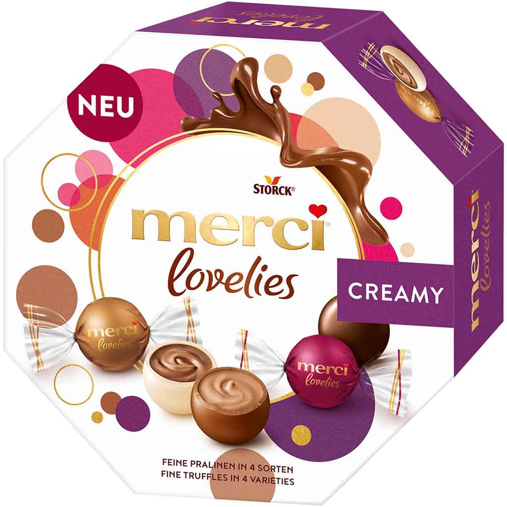 Merci lovelies Creamy 185g MHD:1.12.24
