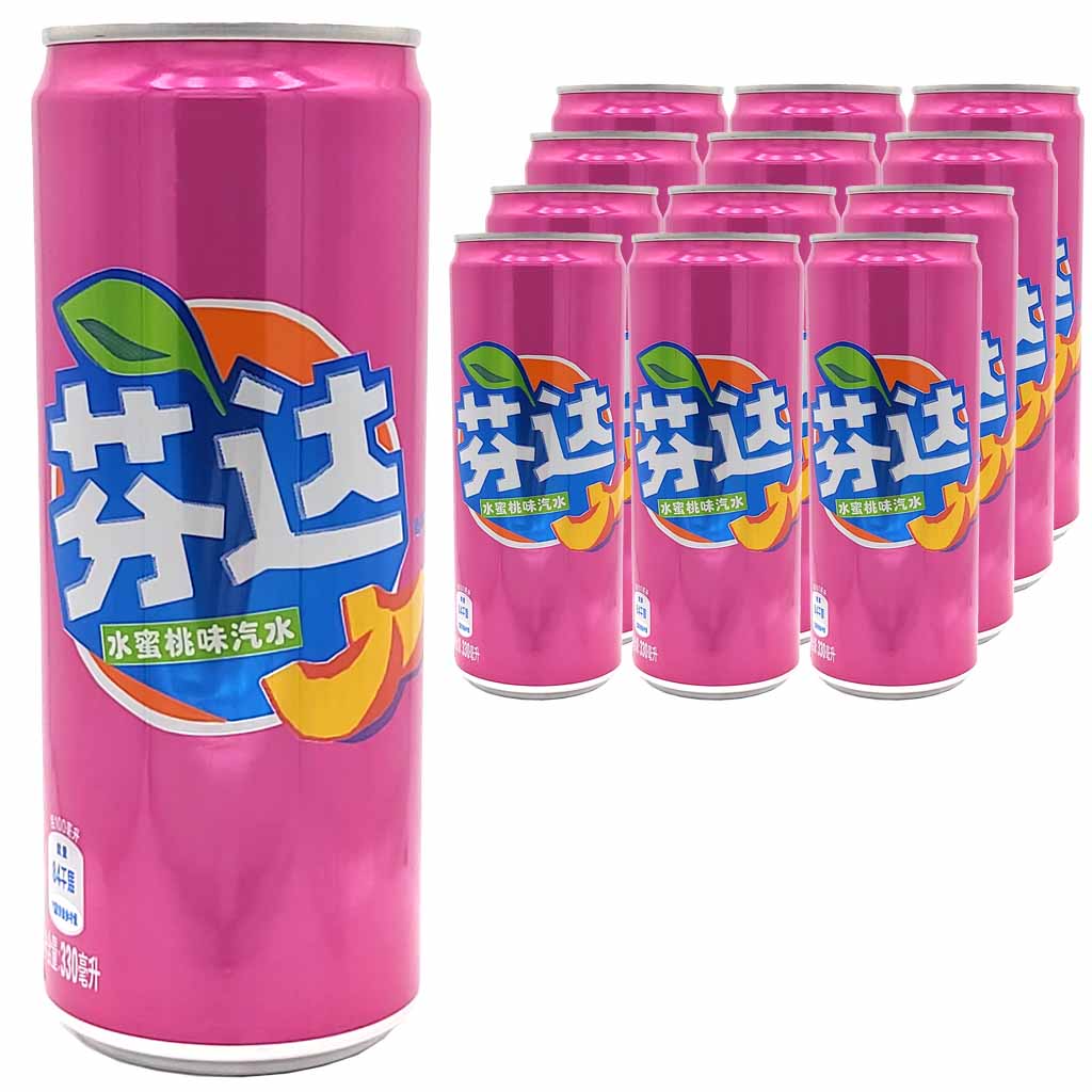 12x Fanta Peach Dose 0,33L = 3,96 Liter aus China 
