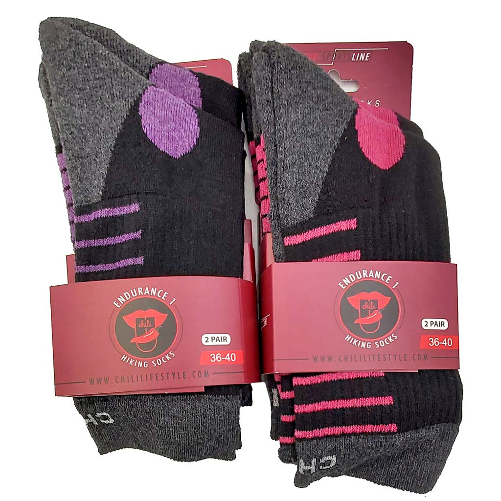 4 Paar Endurance 1 Hiking Socken Unisex Gr. 36-40