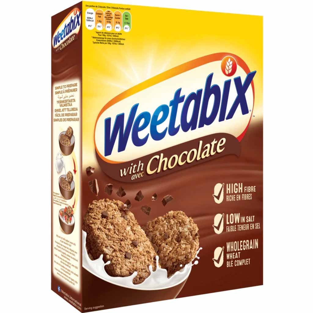 Weetabix with Chocolate 500g MHD:22.11.24