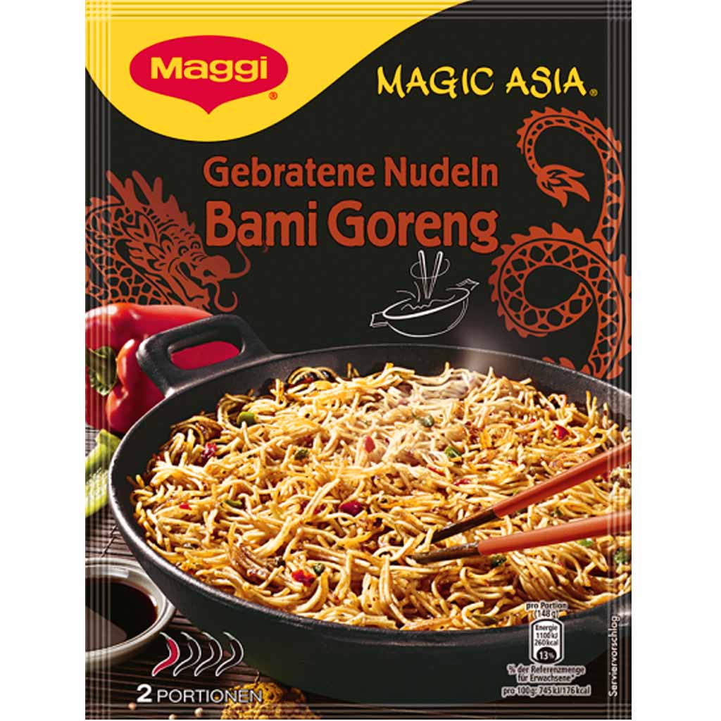 Maggi Magic Asia gebratene Nudeln Bami Goreng 120g MHD:28.2.25