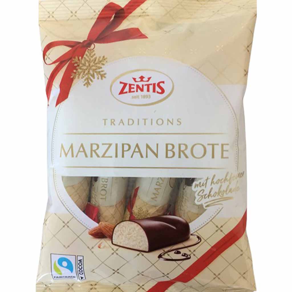 Zentis Marzipan Brote schokoliert 200g MHD:30.4.24