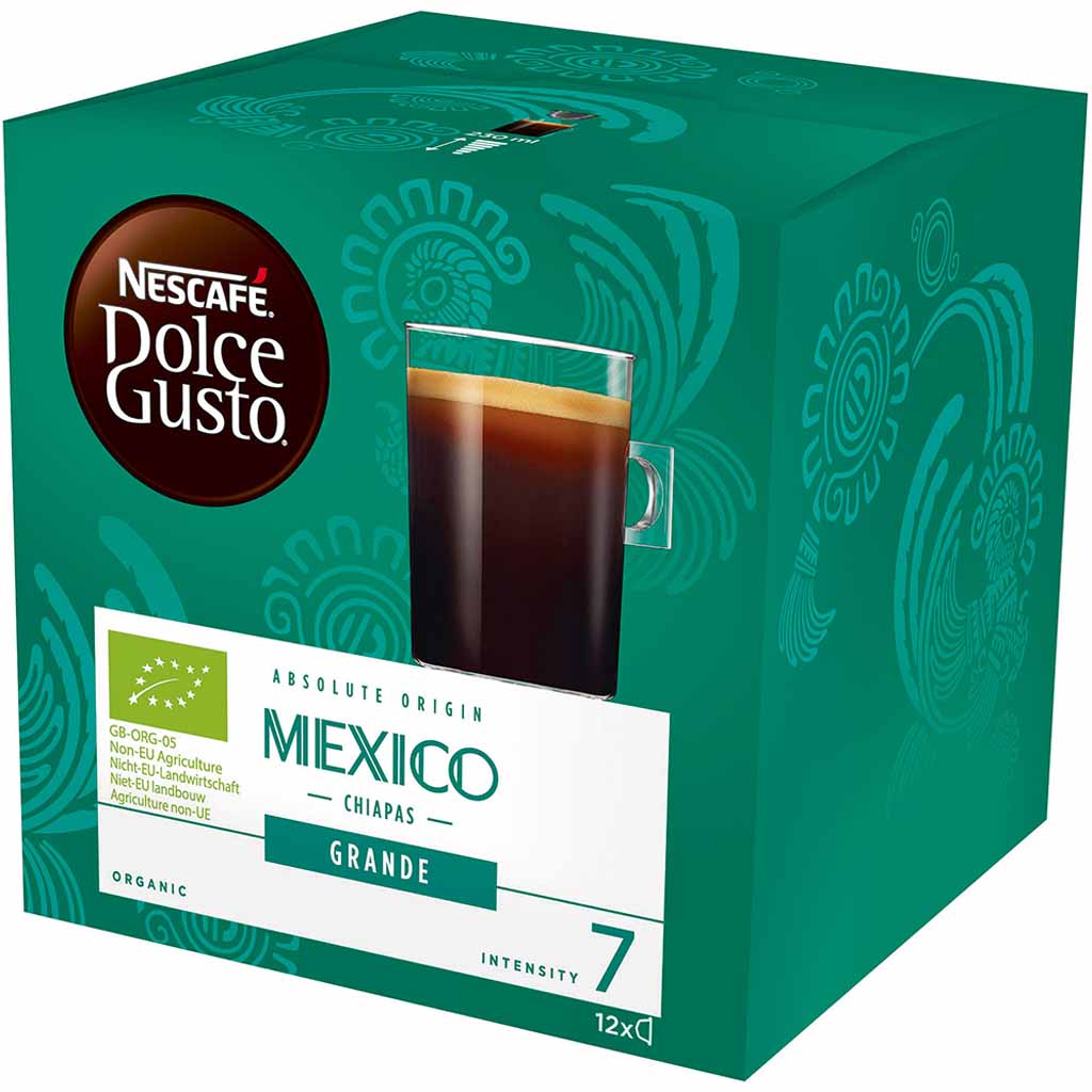 Dolce Gusto Bio Grande Mexico Kaffeekapseln 12 Tassen 108g MHD:30.8.21