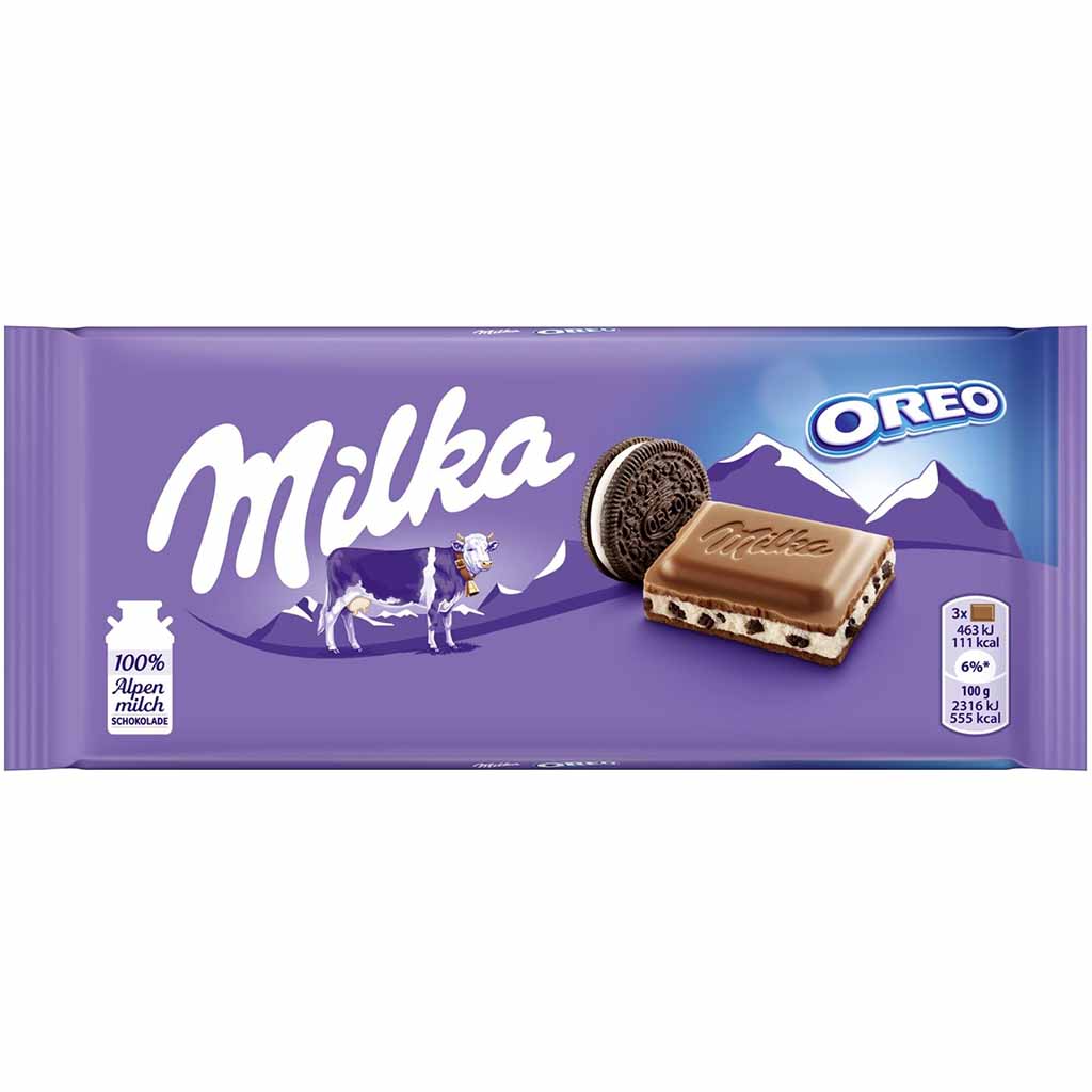 MILKA Angebot Tafelschokolade Oreo 100g MHD:12.12.21