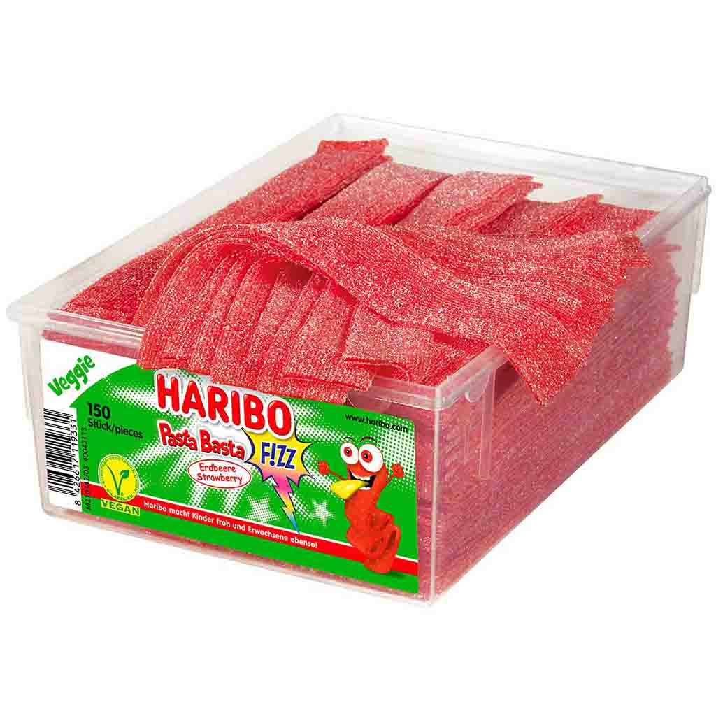 Haribo Pasta Basta Erdbeere Fizz 150er 1125g MHD:30.4.25