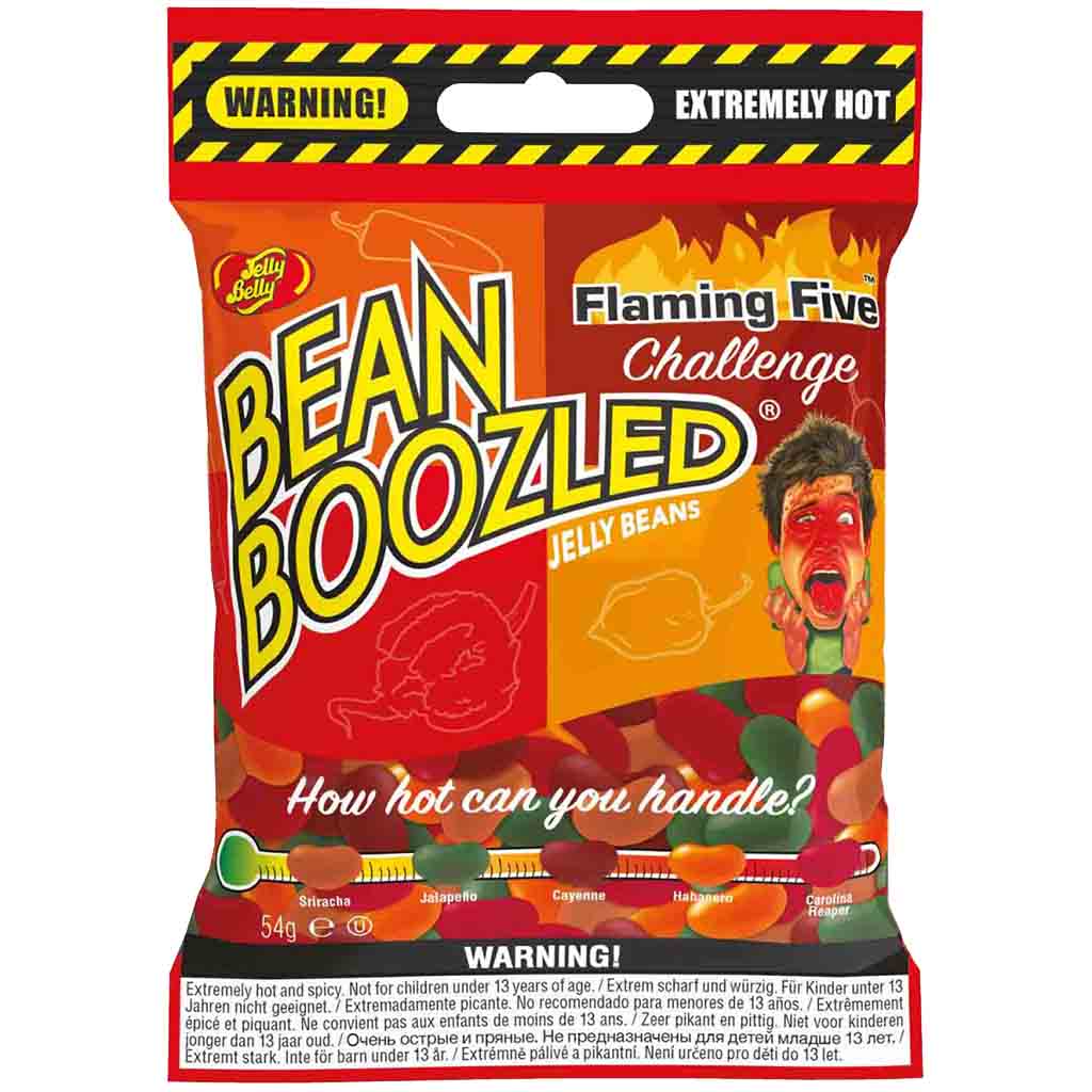 Jelly Belly Bean Boozled Flaming Five Challenge 54g MHD:27.4.22