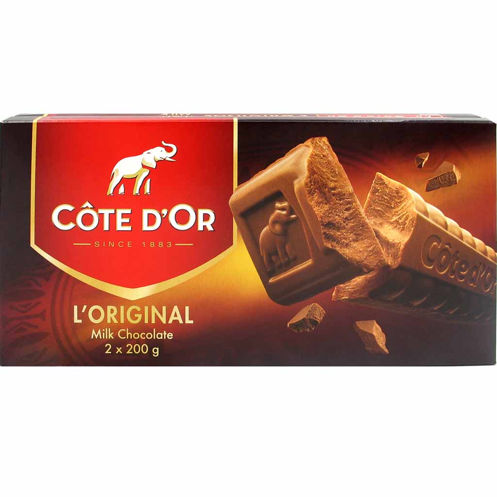 Cote D'Or Tafelschokolade L´Original Milk Chocolate 400g MHD:22.8.21