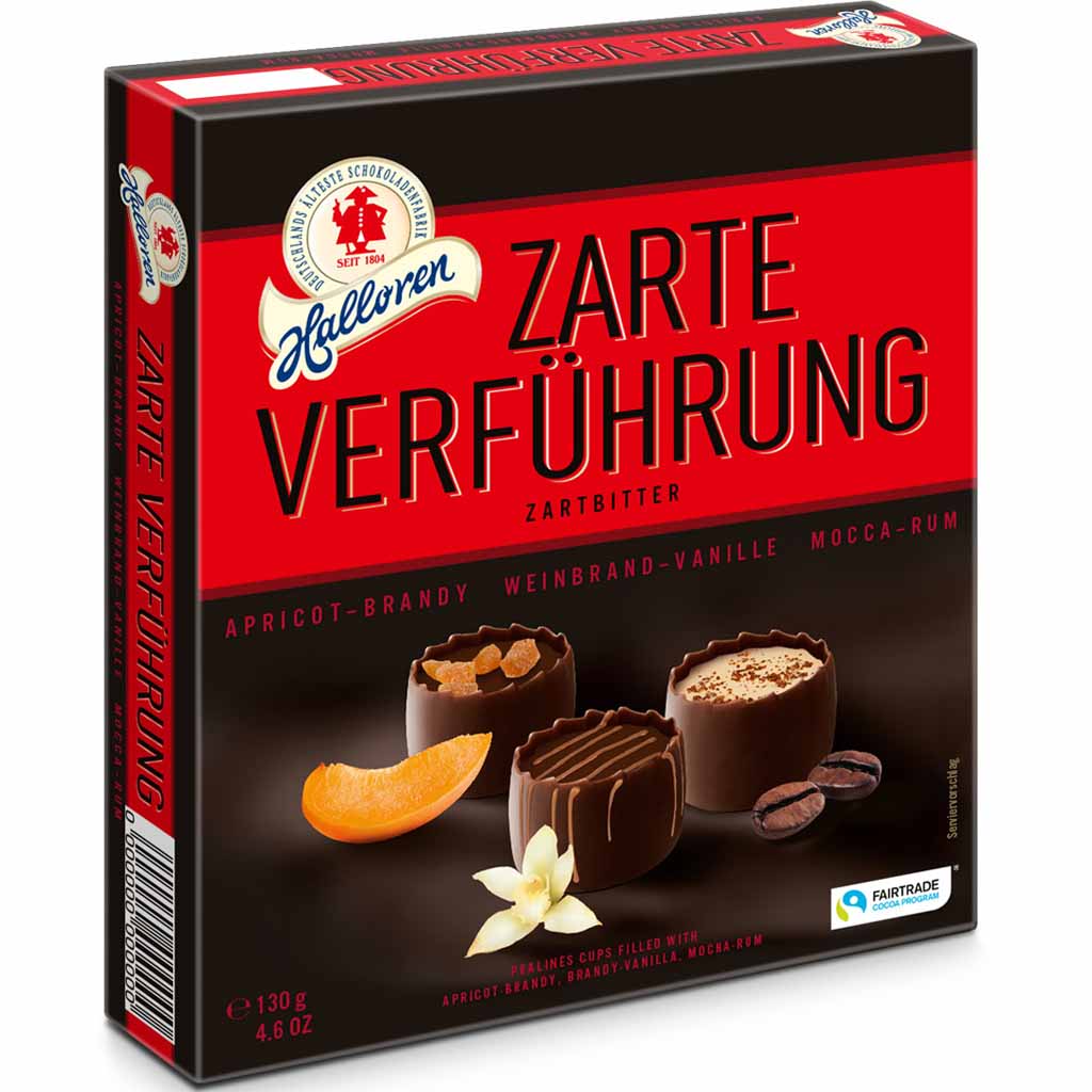Halloren Zarte Verführung Zartbitter Pralinen 130g MHD:24.5.24