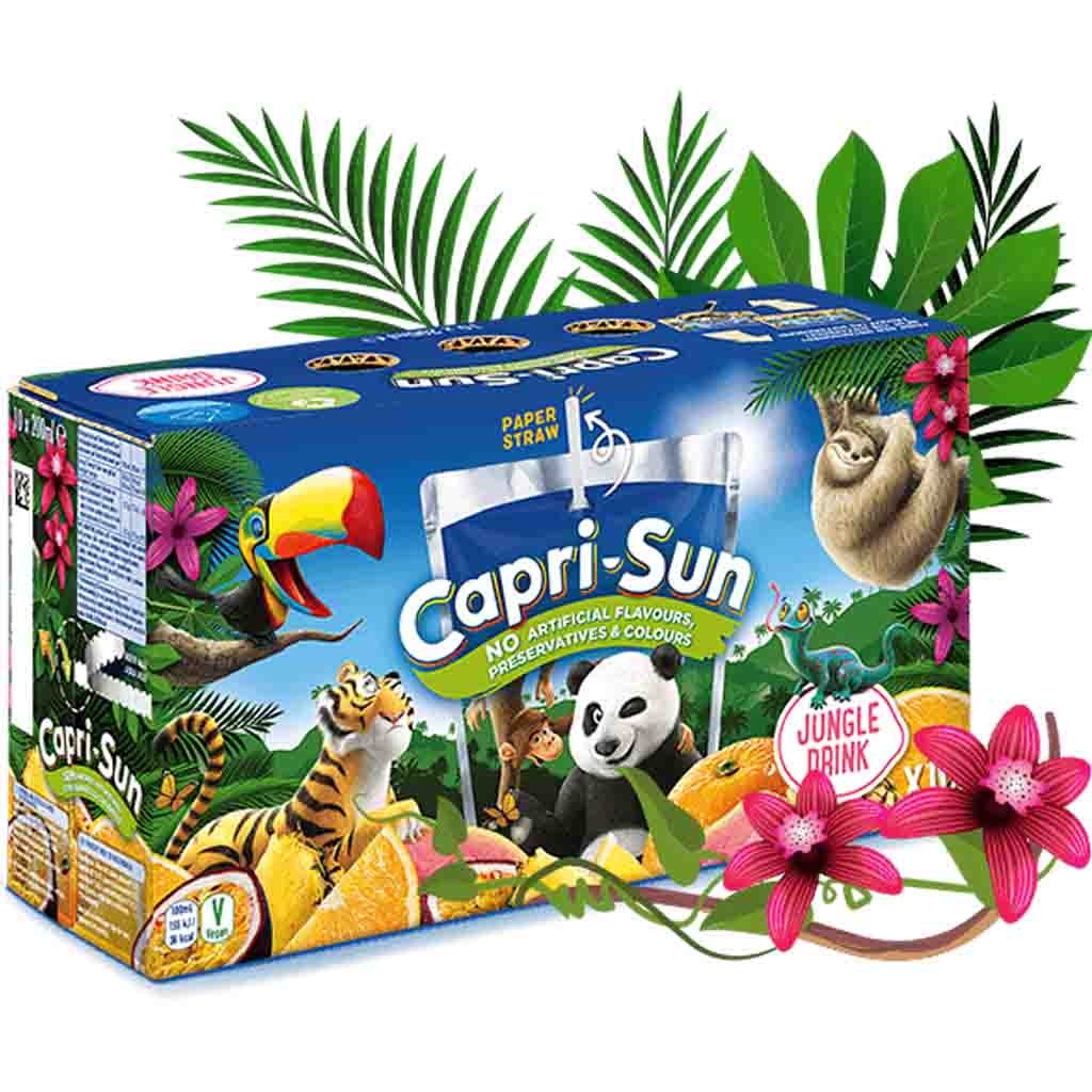 10x Capri-Sun Jungle Drink á 200ml=2L MHD:31.10.25