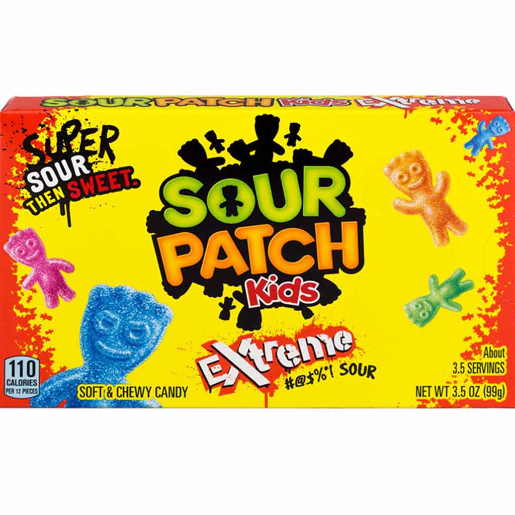 Sour Patch Kids Extreme saure Fruchtgummi 99g MHD:22.6.24