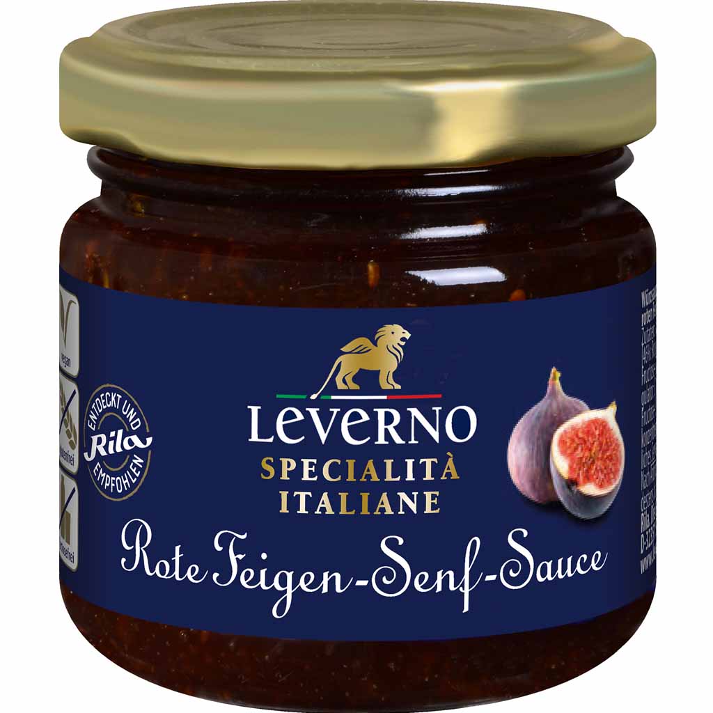 Leverno Rote Feigen-Senf-Sauce 120g MHD:25.6.24