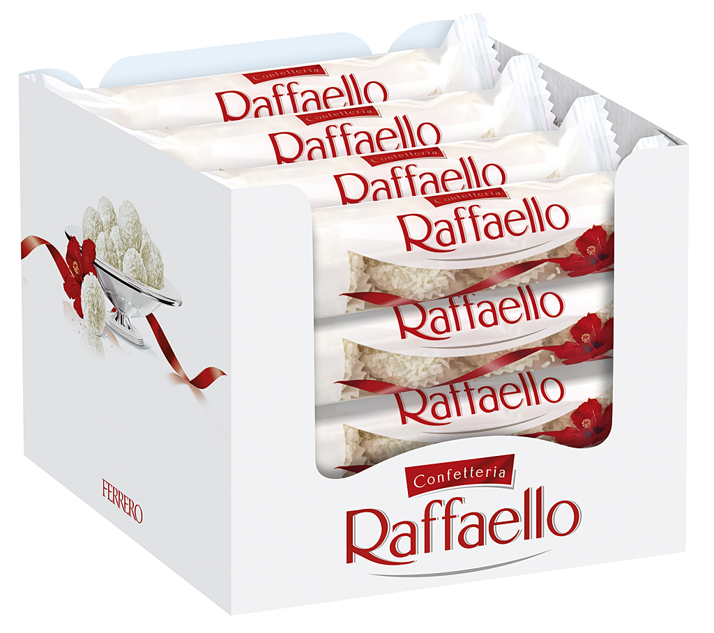 Ferrero Confetteria Raffaello 16x4er Pack=640g MHD:31.12.24