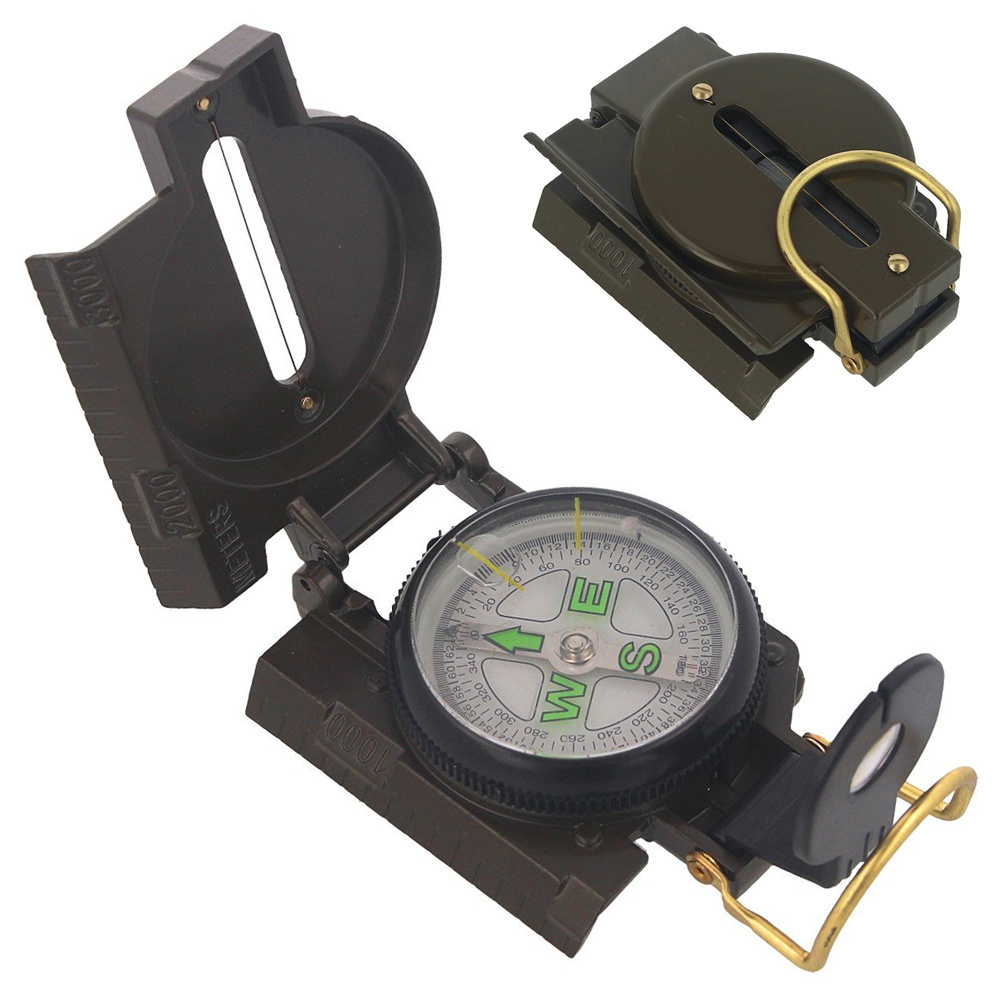 Kompass-Touristenkarabiner aus Metall