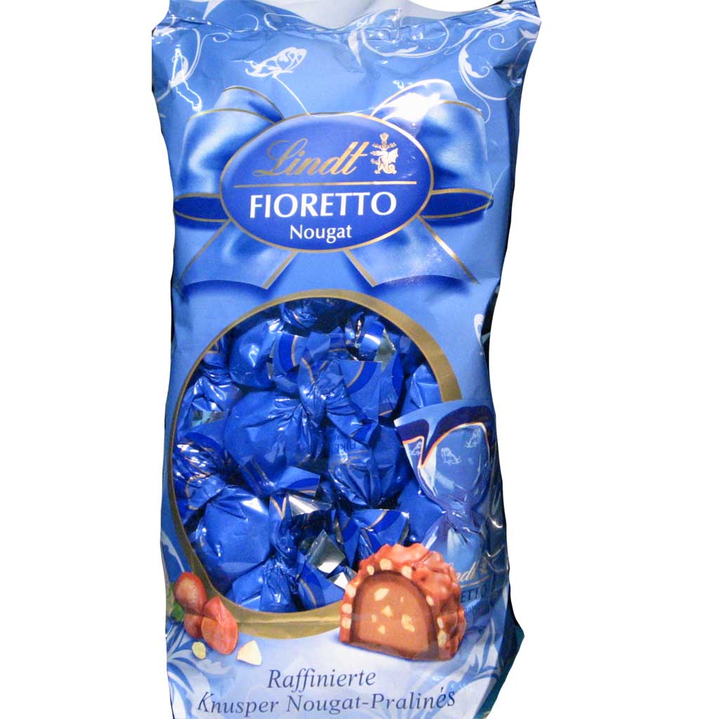 Lindt Fioretto knusper Nougat Pralines 600g Beutel  EAN 4000539878008
