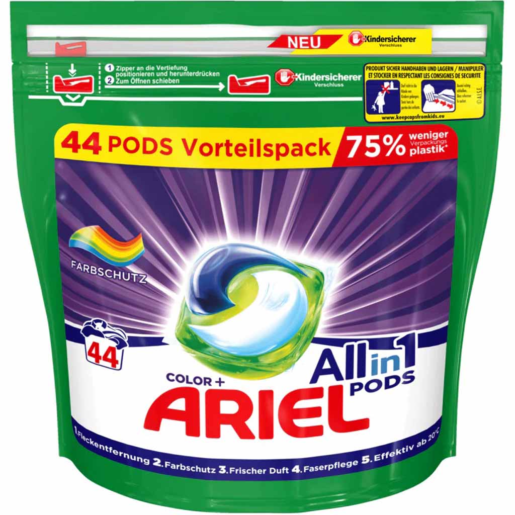 Ariel All-in-1 Pods Color+ 44WL 1157,2g