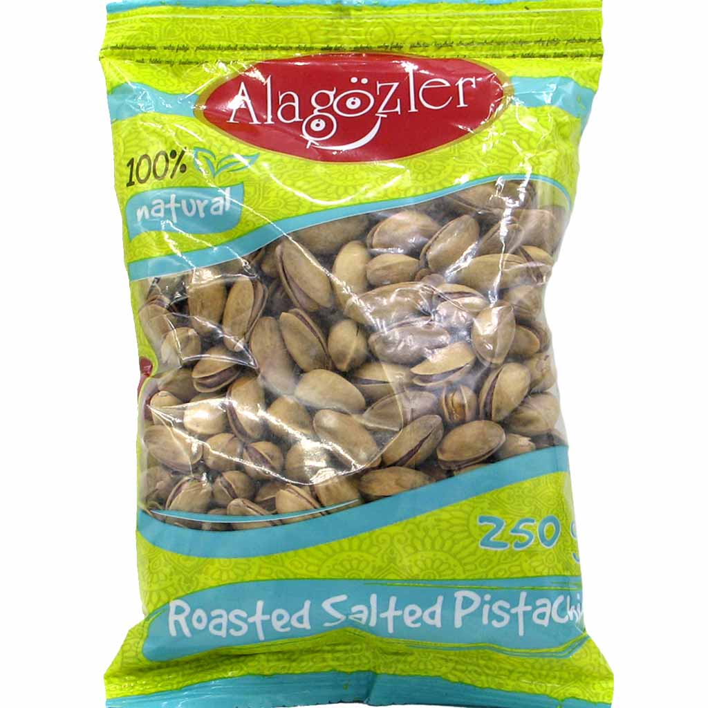 Alagözler Pistazien geröstet und gesalzen 250g MHD:23.11.22
