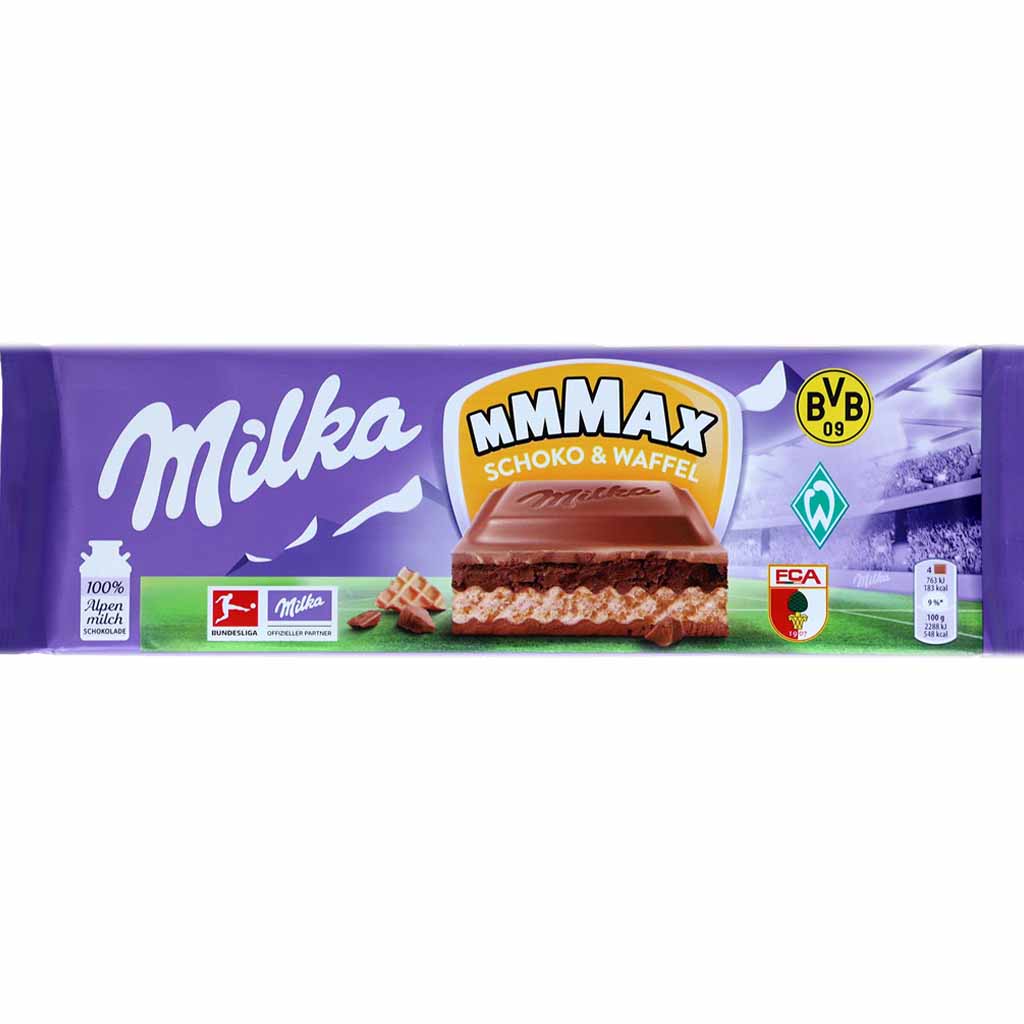 MILKA Alpenmilch MMMAX Schoko & Waffel 300g MHD:27.1.22