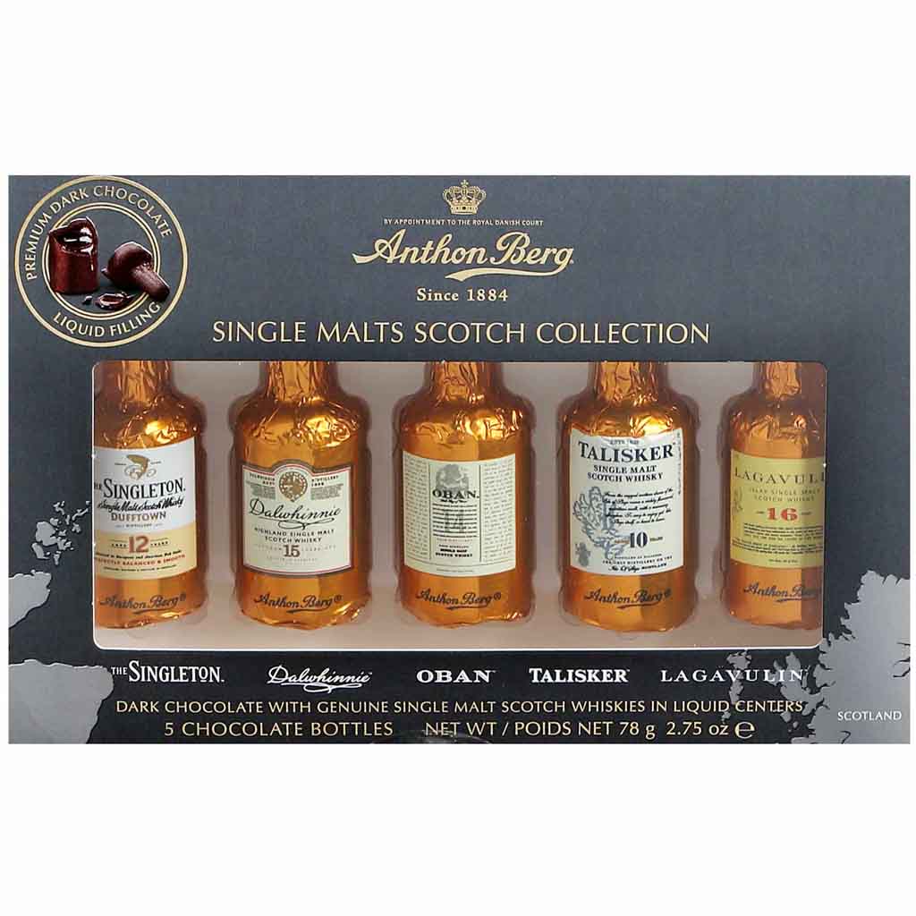 Anthon Berg Single Malts Scotch Collection 78g MHD:27.11.23