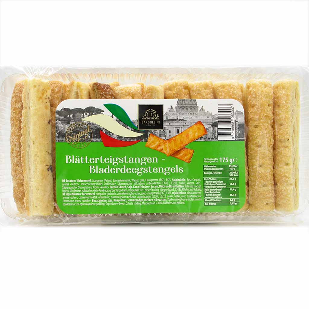 Bardollini Blätterteigstangen Gebäck 175g MHD:21.6.22