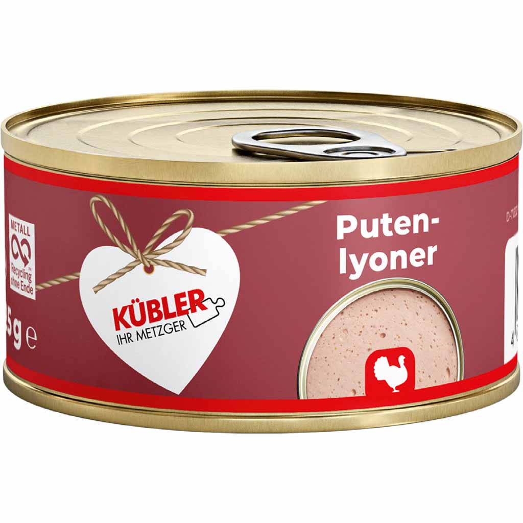 Küblers Puten-Lyoner 125g 