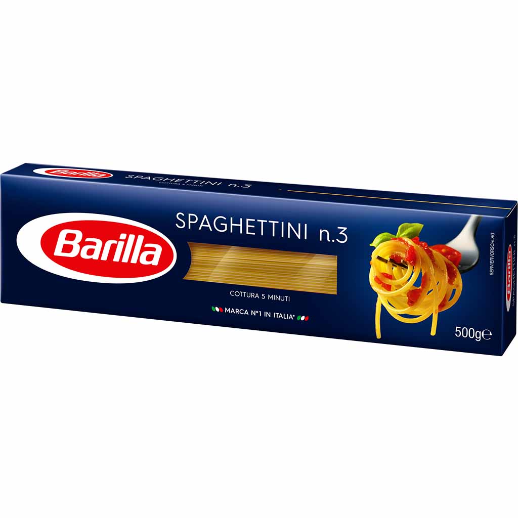 Barilla Nudeln Spaghettini 500g MHD:1.2.27