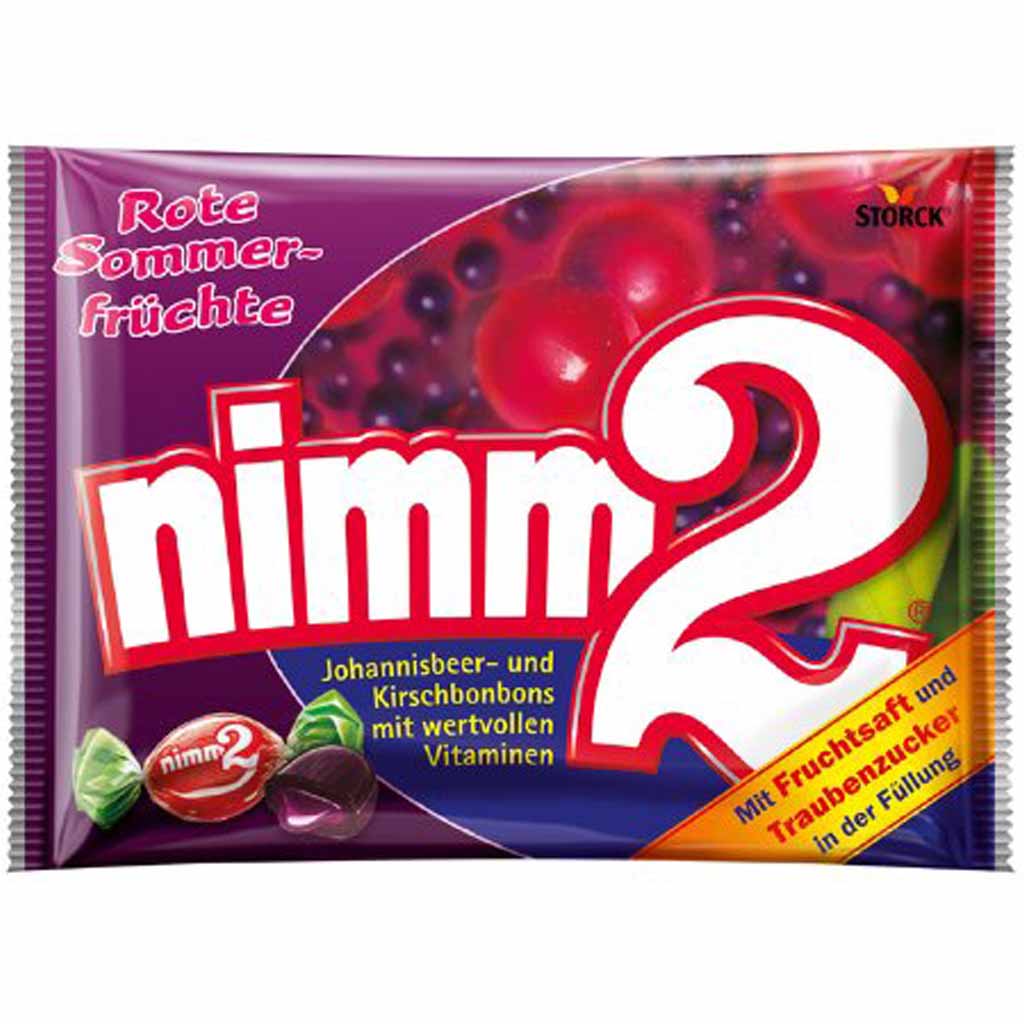 Storck Nimm2 Bonbons Rote Früchte 240g MHD:30.5.25