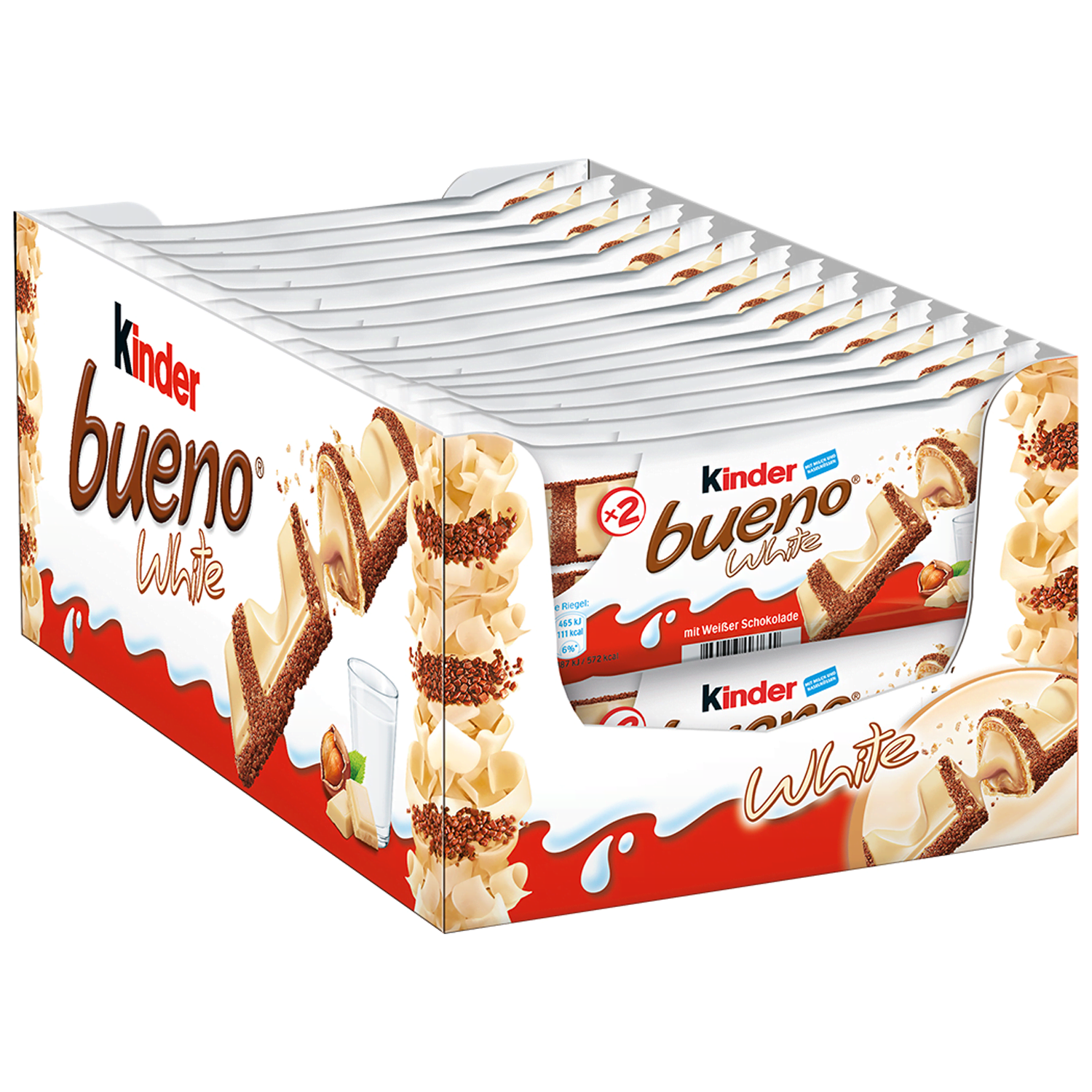 Kinder Bueno WHITE 30 Doppelriegel á 39g=1170g MHD:31.1.25
