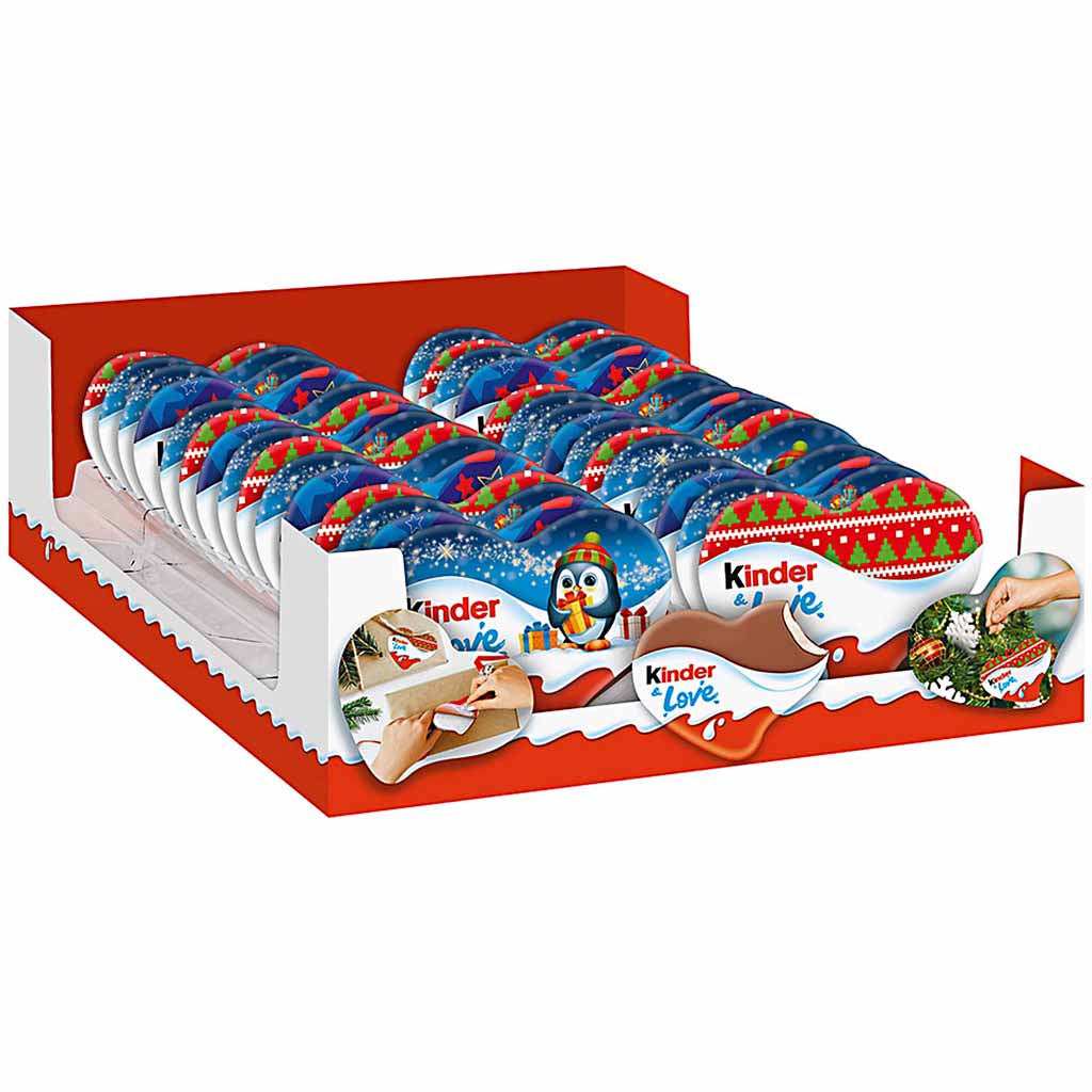 Kinder & Love Herzen Weihnachten 30x37g=1110g MHD:20.4.22
