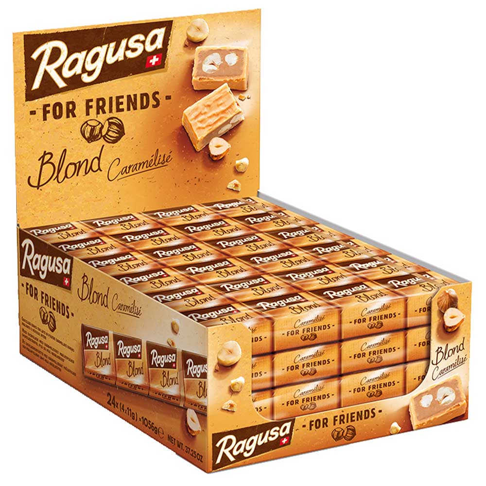 Ragusa For Friends Blond Caramel Schweizer Schokolade 24x4er 1056g MHD:30.12.24