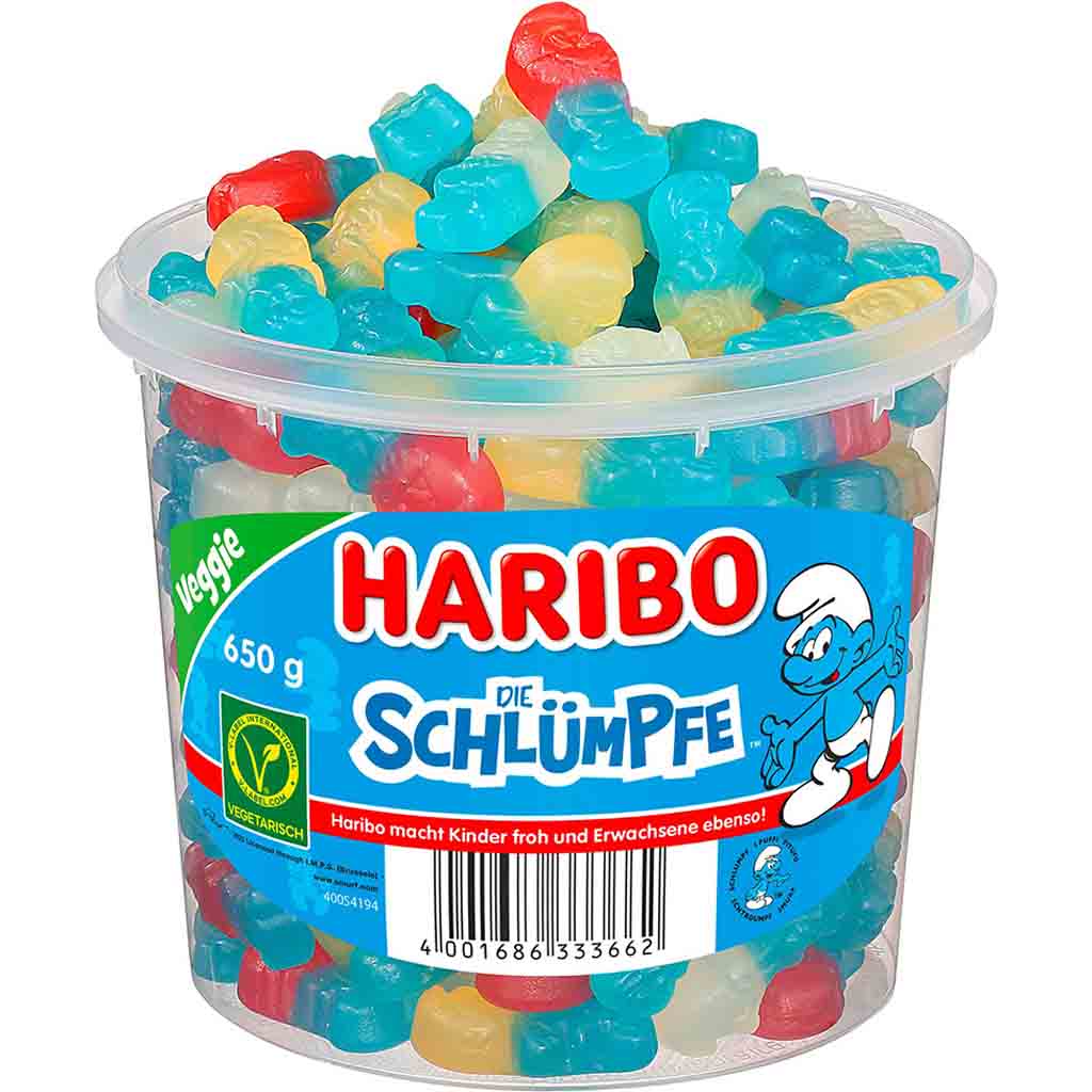 Haribo Die Schlümpfe 650g MHD:20.2.25