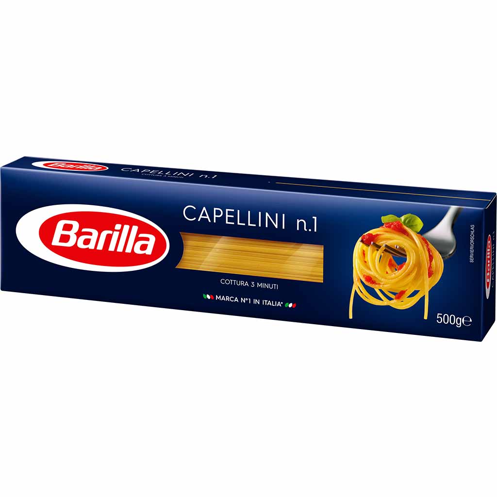 Barilla Nudeln Capellini 500g MHD:1.1.27