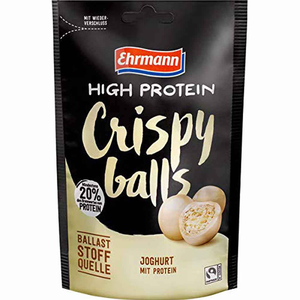 Ehrmann High Protein Crispy Balls Joghurt 90g MHD:31.8.24