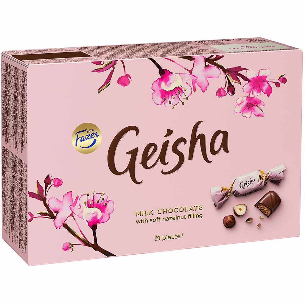 Fazer Geisha Pralinen mit Haselnussfüllung 150g MHD:28.4.25