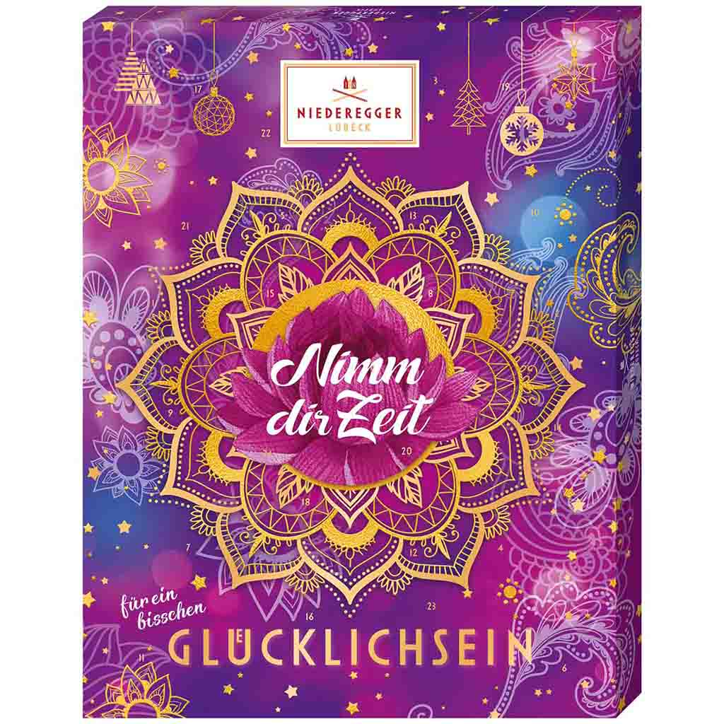 Niederegger Adventskalender Glücklichsein 300g MHD:30.3.24