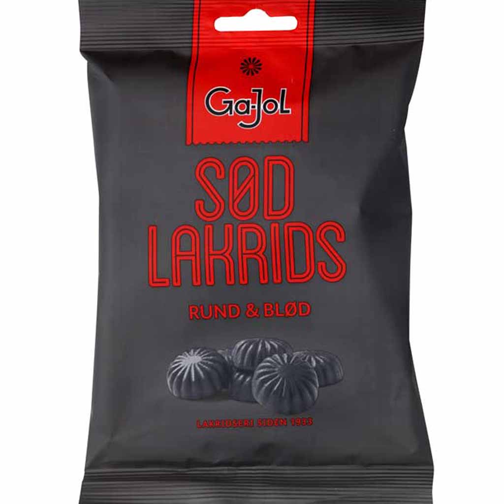Ga-Jol Sød Lakrids Rund & Blød 140g MHD:18.1.25