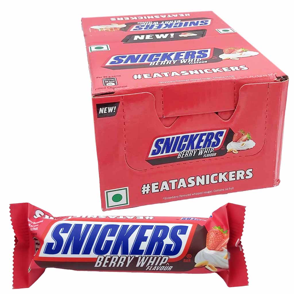 Snickers Berry Whip Flavour Schokoriegel 15x40g=600g MHD:20.8.24