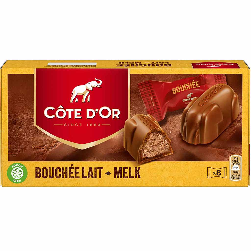 Cote D'Or Bouchée Milch 8er 200g MHD:23.1.25
